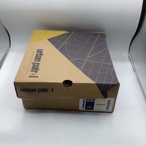 Men’s NIB New Urban Patrol Black Composite Toe Safety Boots Size 5.5 main image 6